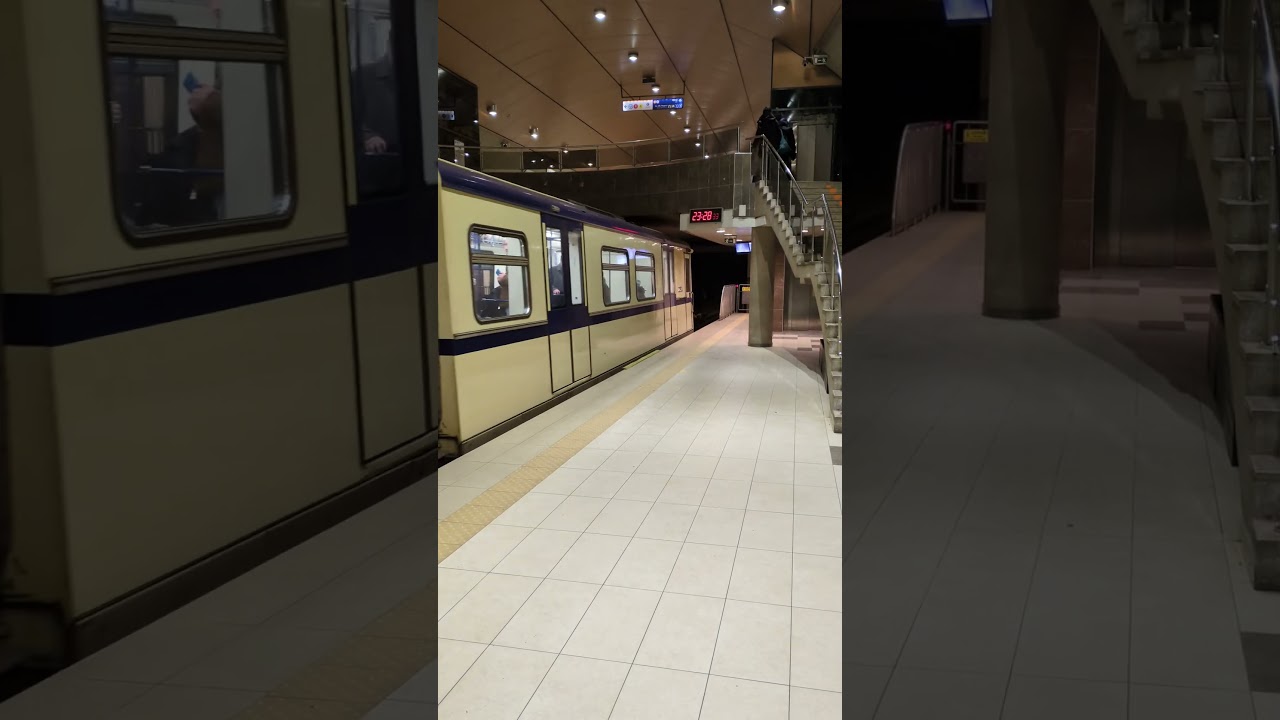 【日本製VVVF搭載】2013年製の吊り掛け駆動電車。#shorts #train #vvvf #地下鉄　ブルガリア・ソフィア地下鉄、なんと日立IGBT&times;吊り掛け駆動！！！！衝撃すぎた&hellip;