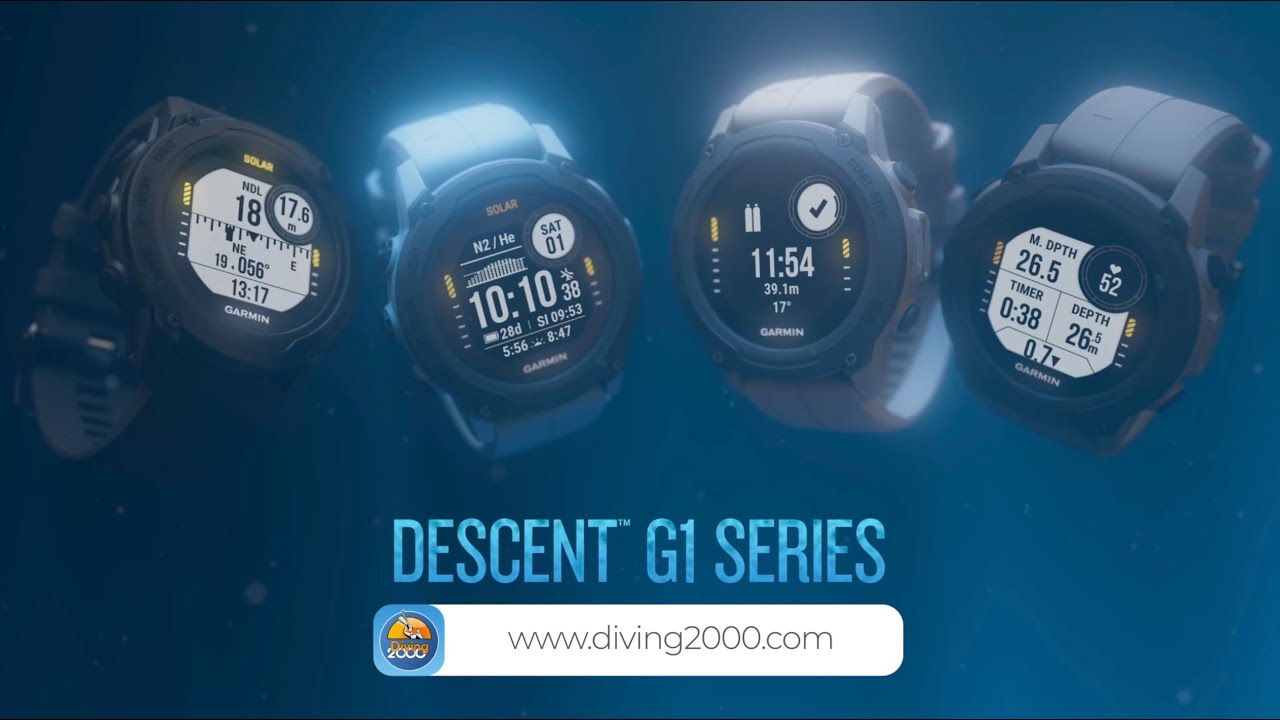 LANCERING! Garmin Descent G1 Dykkerur, Smartwatch og aktivitetstracker