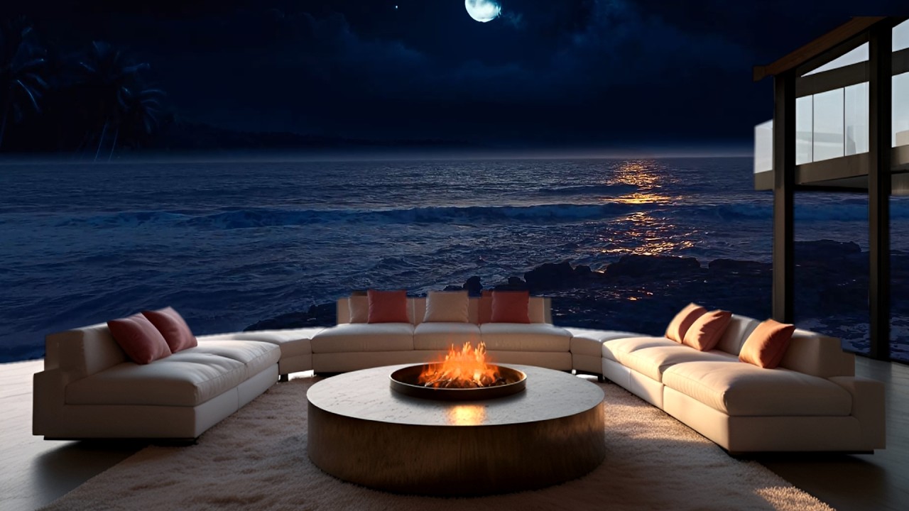 Ocean waves for deep sleep🍀 Waves Sounds for relaxing your Mind & Soul Ambience for Stress Relief