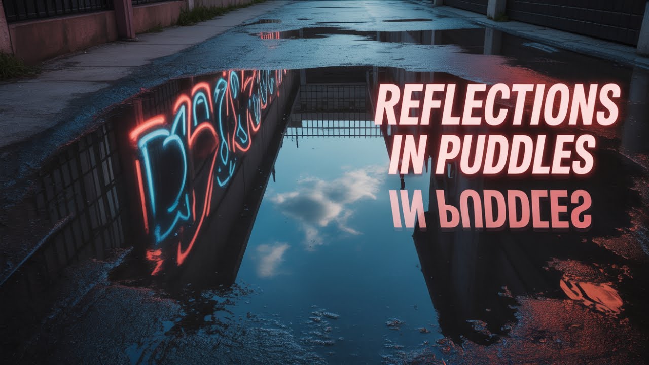 Neon Reflections in Puddles (Official Lyric Video) | Original EDM Mix