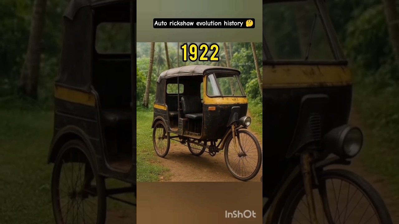 historia ewolucji auto-rikszy #ewolucja #auto #transformacja