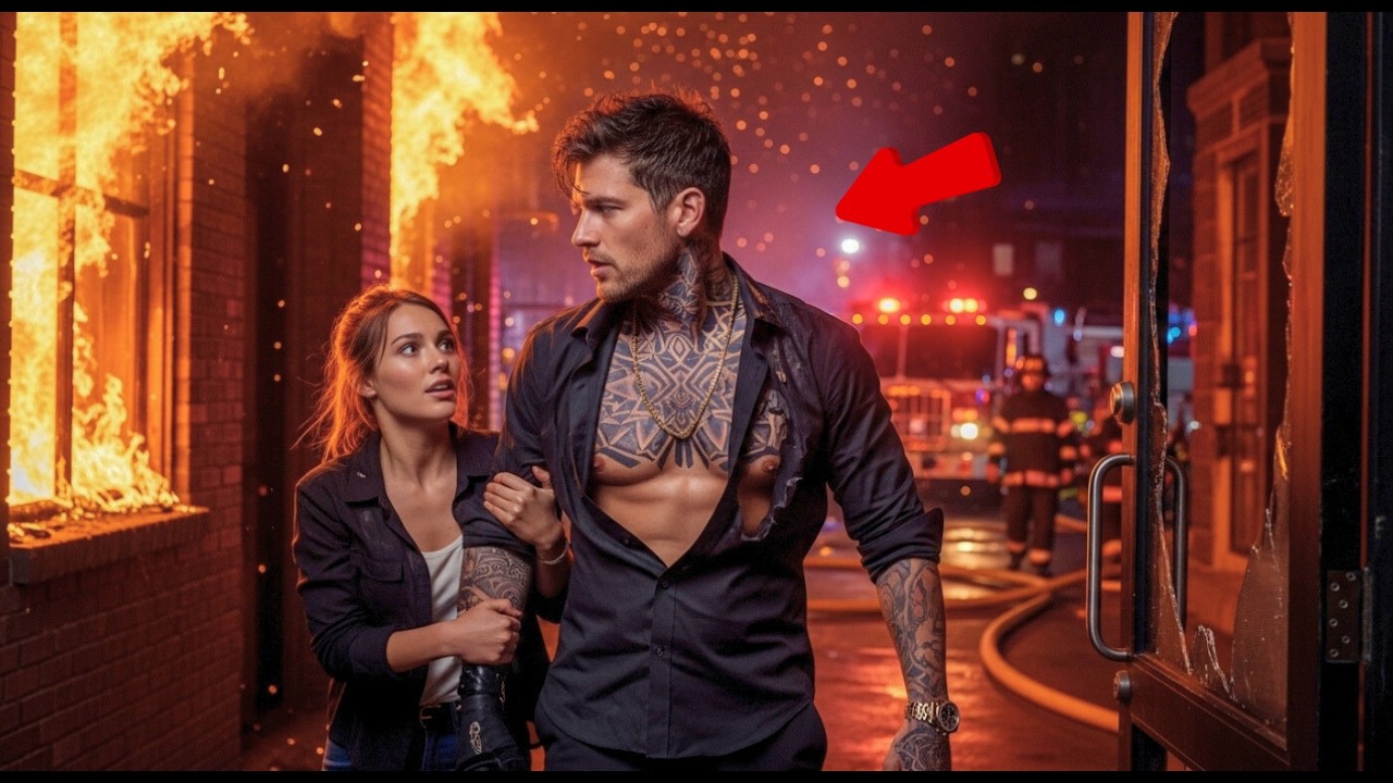 She Helped a Stranger Escape a Burning Building — The Next Day She Learned He Was the MAFIA BOSS
