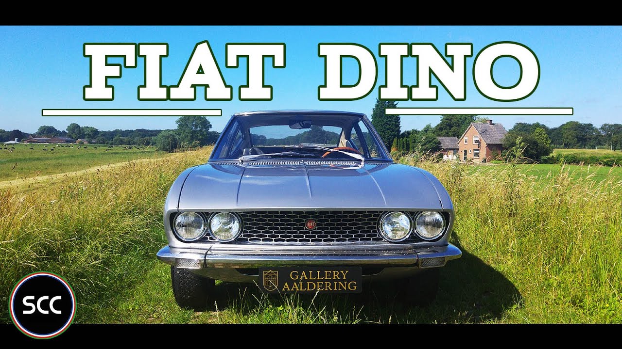 FIAT DINO COUP&Eacute; 1970 - Test drive in top gear - V6 Engine sound | SCC TV