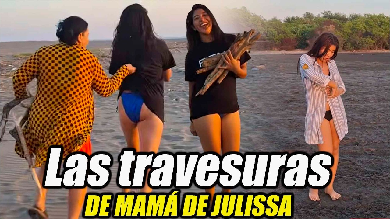 Esmeralda quedo al descubierto por las travesuras .