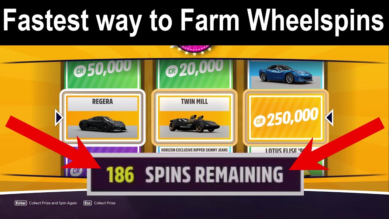 Forza Horizon 5 - The NEW BEST way to Farm Super Wheelspins! (How to get Wheelspins Tutorial)