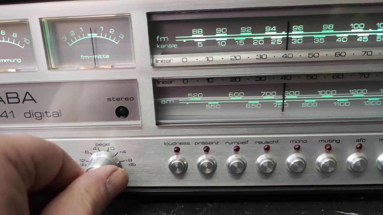 Saba Ultra Hifi Professional Receiver 9241 Digital. Vintage 1977