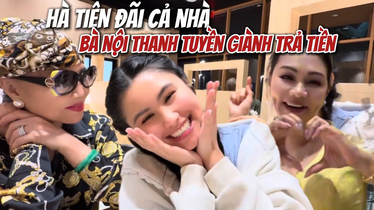 Con gái Ngọc Huyền Hà Tiên dẫn cả nhà đi ăn Shushi ai dè Nữ Danh Ca Thanh Tuyền Bà Nội trả tiền