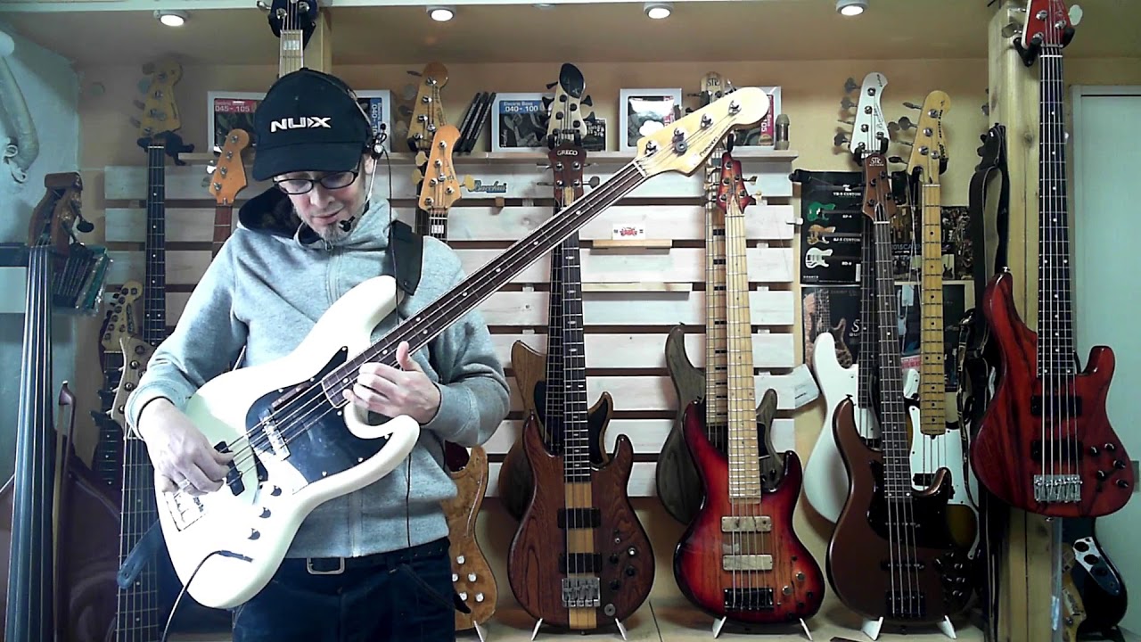 Fernandes Component Fretless Bass: BASS DEMO