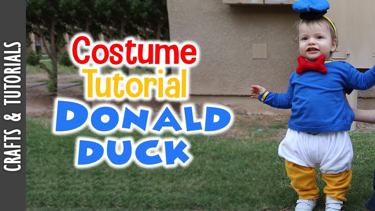 Donald Duck Tutorial Costume, Party Outfit, Halloween -JohanaCaudiGs