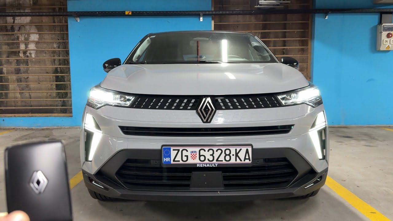RENAULT CAPTUR 2025 FACELIFT - WELCOME animation LED lights, DIGITAL COCKPIT & ambient lights