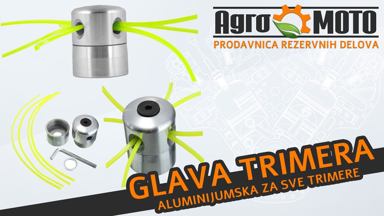 Glava trimera aluminijumska - uputstvo za montažu 📲 061/25-25-444