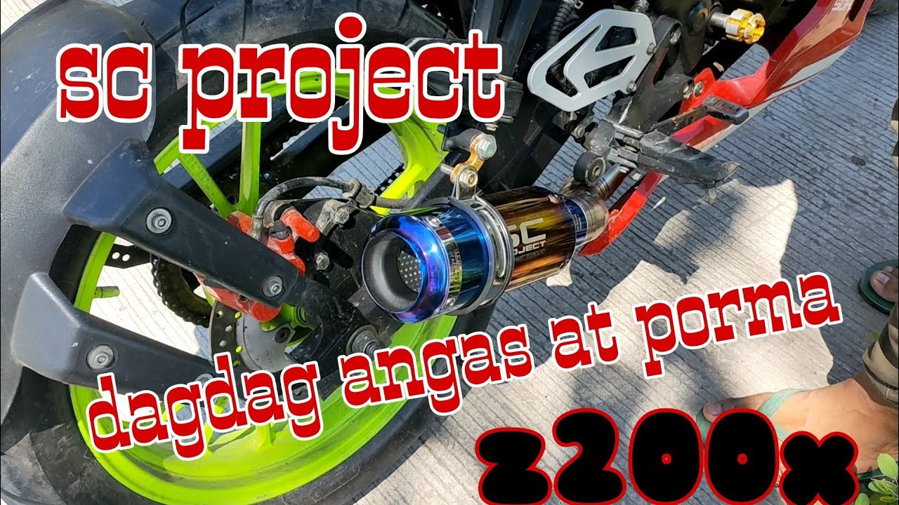 SC PROJECT EXHAUST INSTALLATION Z200X Z200S Z200II,mamaw sa tunog salamat shopee