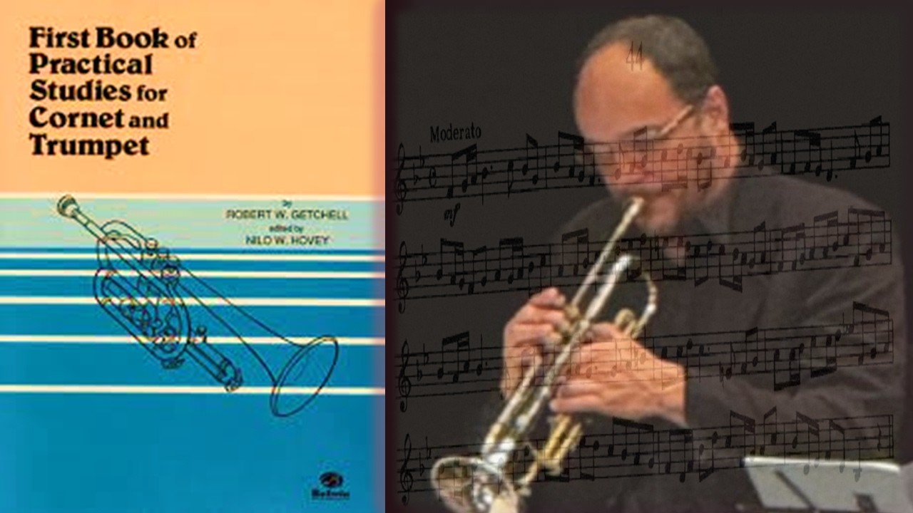 First Book of Practical Studies for Cornet and Trumpet by Robert W  Getchell 045