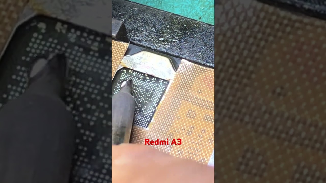 Redmi A3 CPU reballing full videos #repair #repair #realinfo #cpu