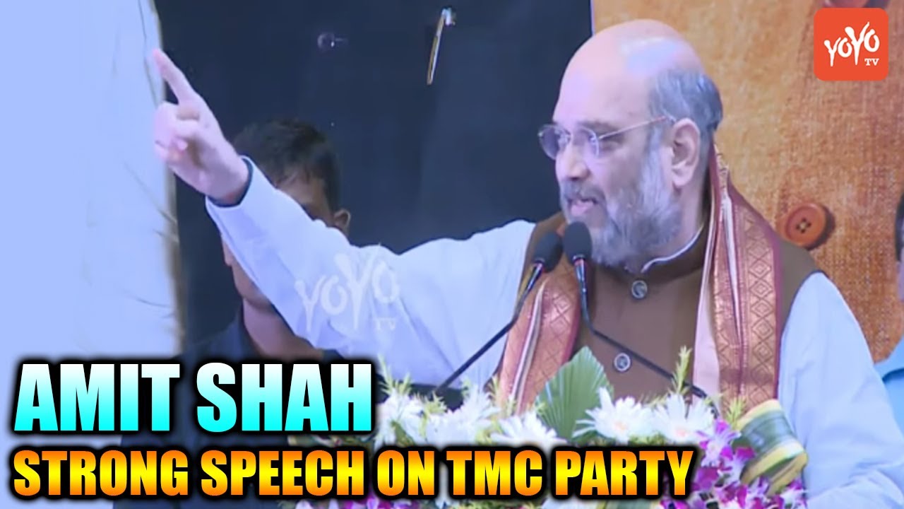 Amit Shah Strong Speech On TMC Party At West Bengal, Kolkata BJP Public Meeting 2019 Mamata Banerjee