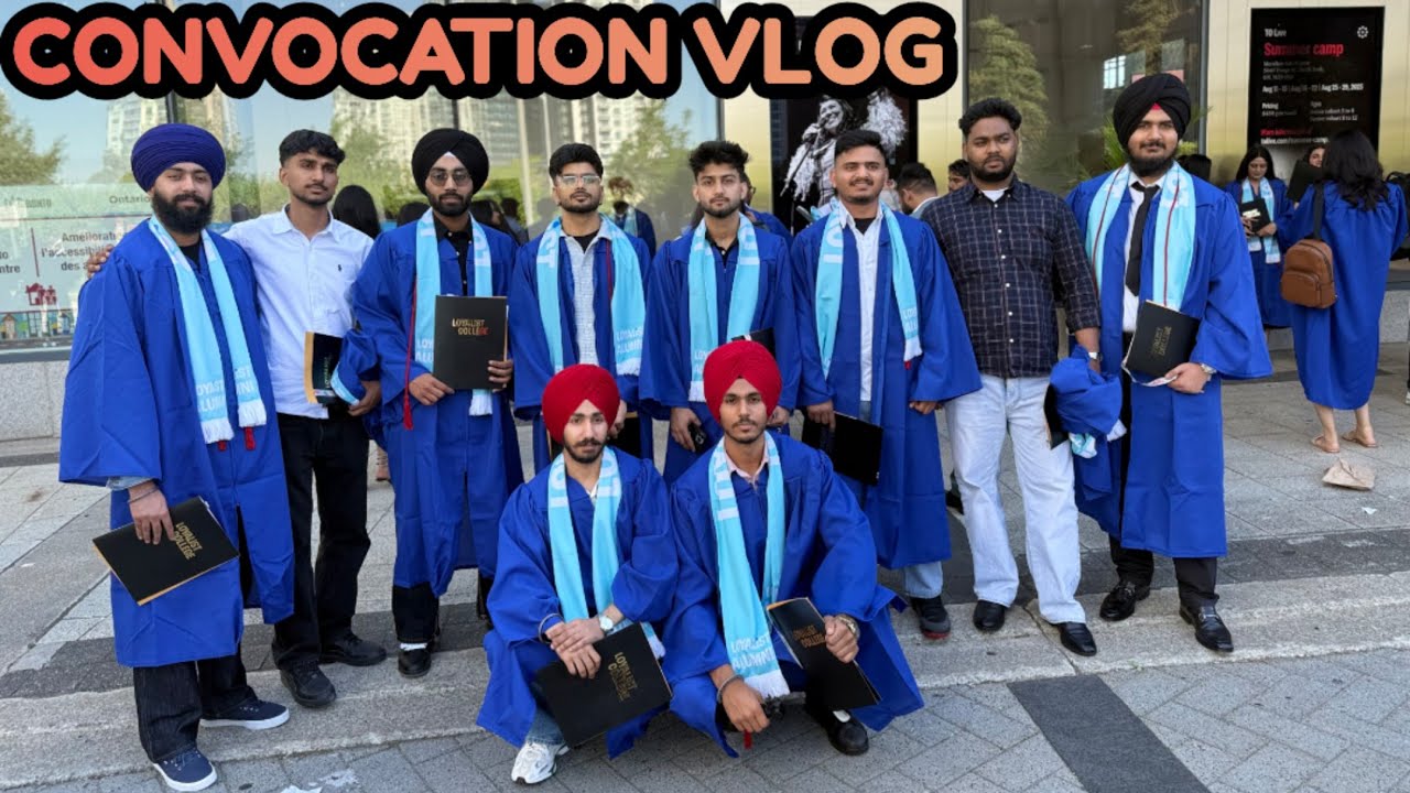 Going to College convocation in Toronto | first time graduating in canada as International student.