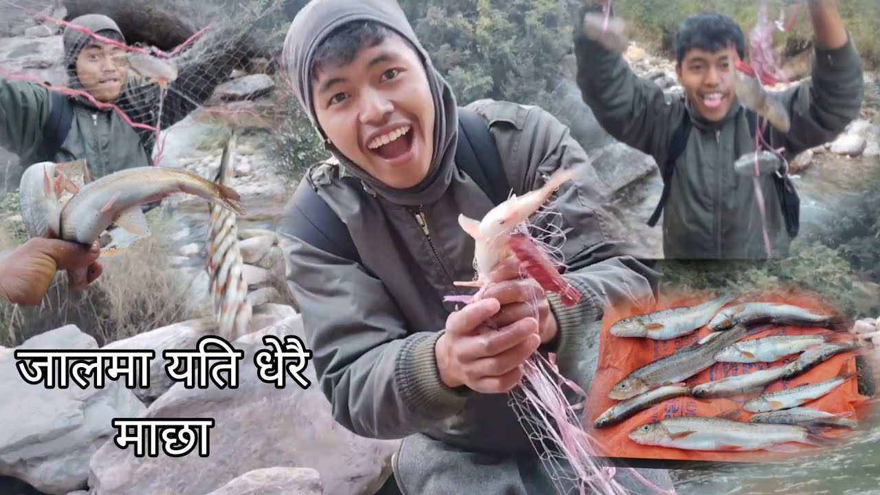 Life ko first time yyti ठूला माछा जालमा पारियो ।।। विहान विहान जाल हेर्दै 💗