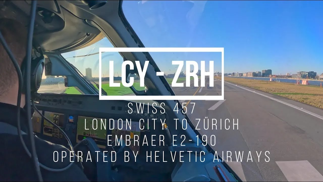 (Cockpit view) E290 London City to Zürich v1.1