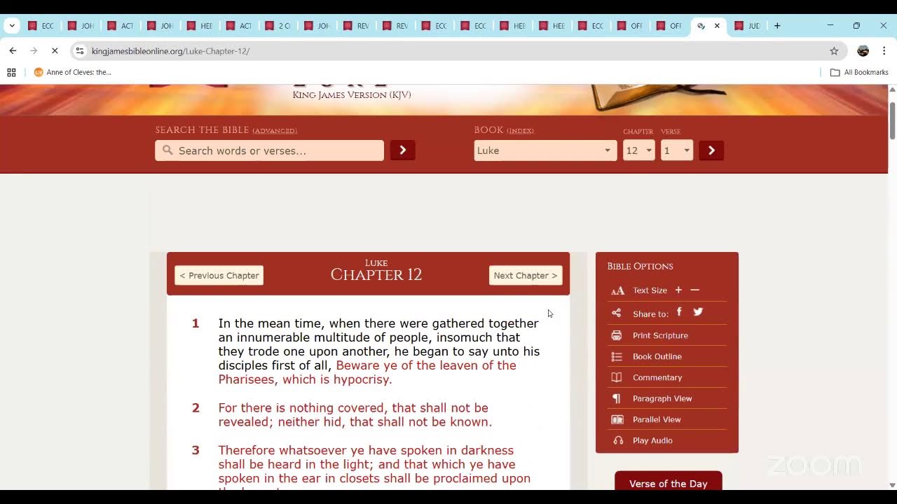 Вечернее изучение Библии по четвергам