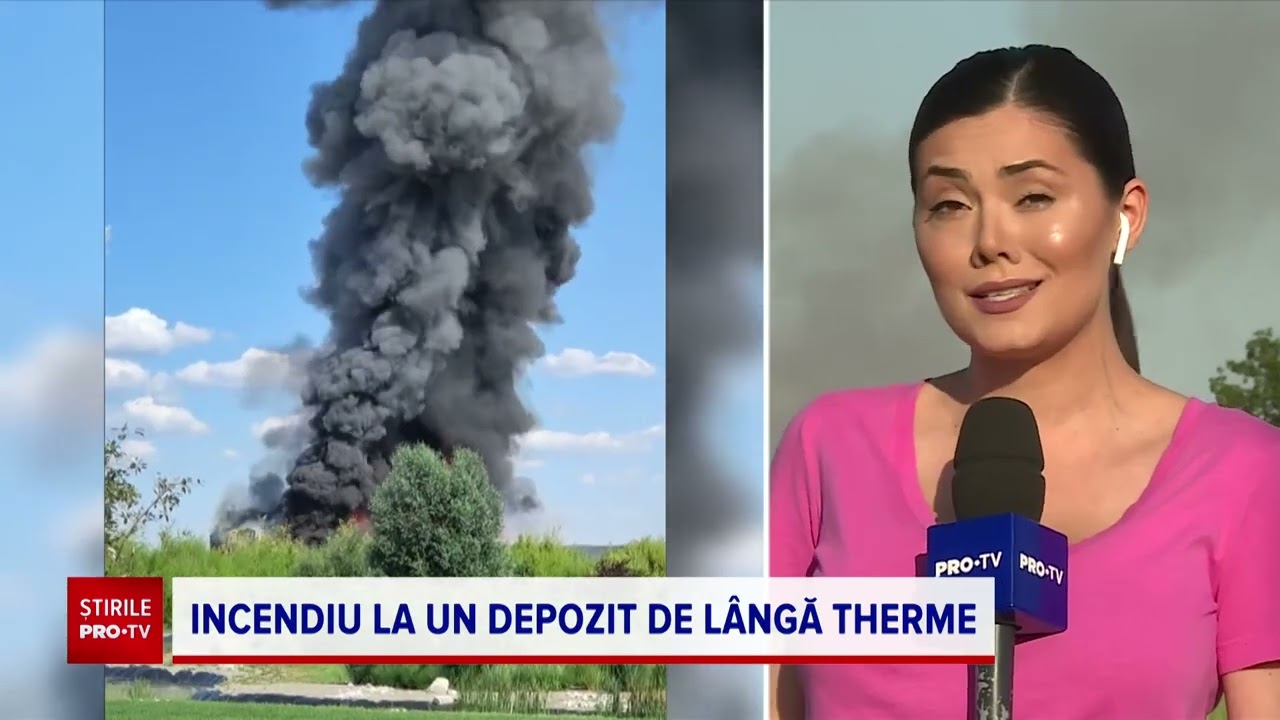 Incendiu la Therme București, duminică după-amiază