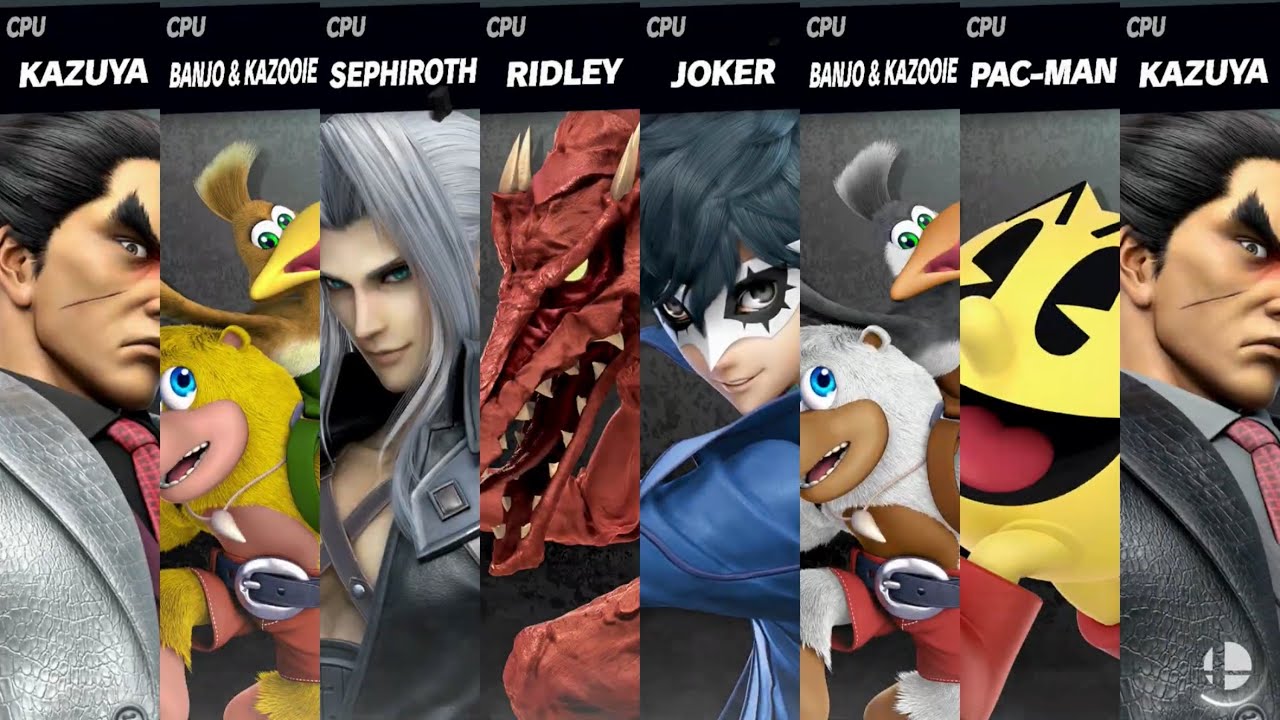Super Smash Bros. Ultimate - Initial D First Stage Free-For-All (Valentine Request 2)