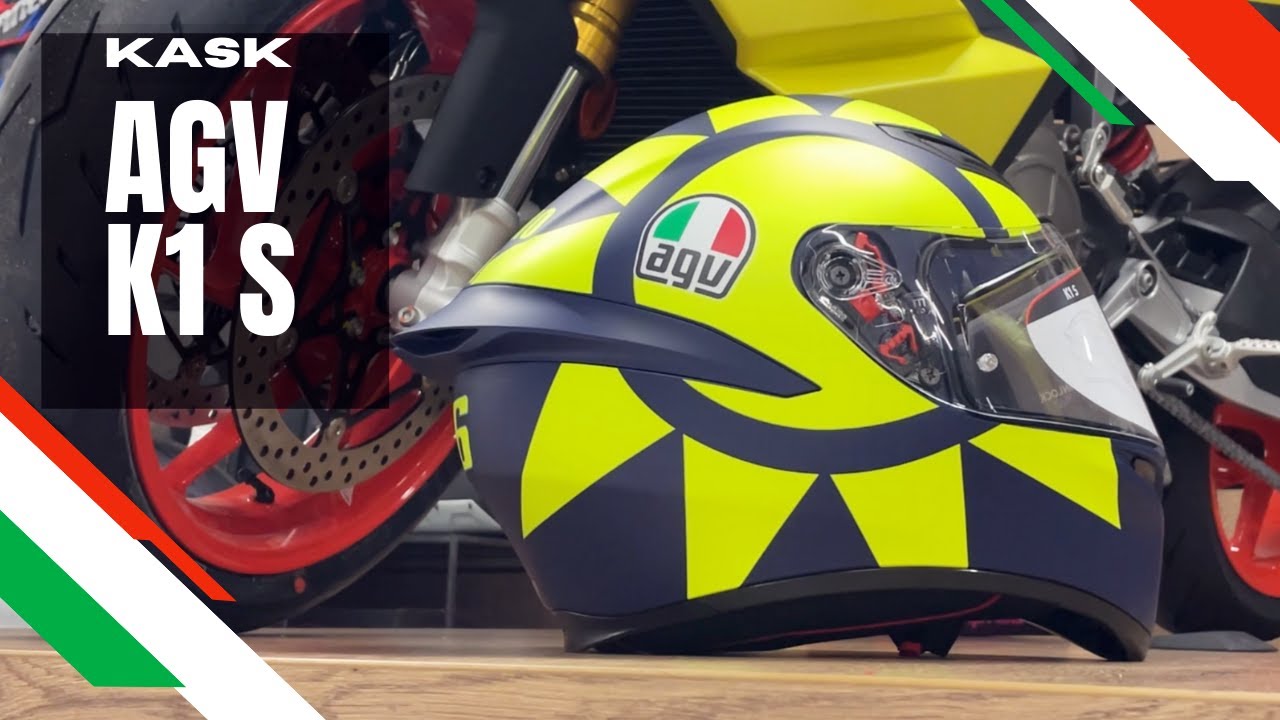 Sportowy kask w dobrej cenie - Kask AGV K1 S