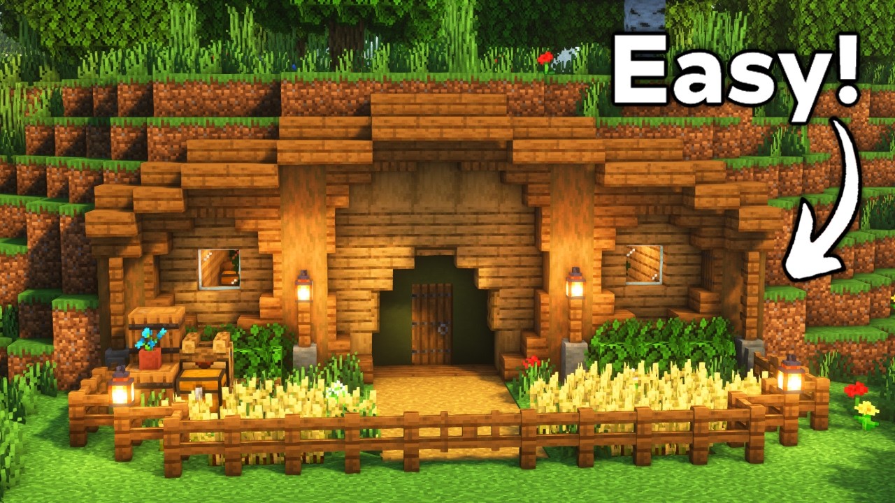 Minecraft: How to Build a Hobbit Hole | Tutorial🏠