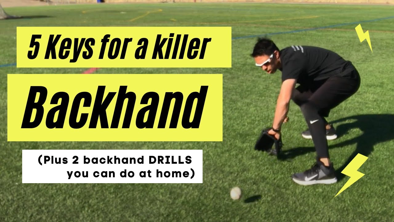 How to backhand a baseball (WITH DRILLS) | Baseball Fielding Tips