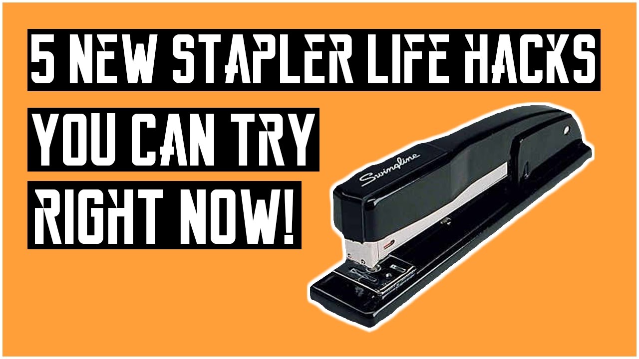 5 Stapler Life Hacks
