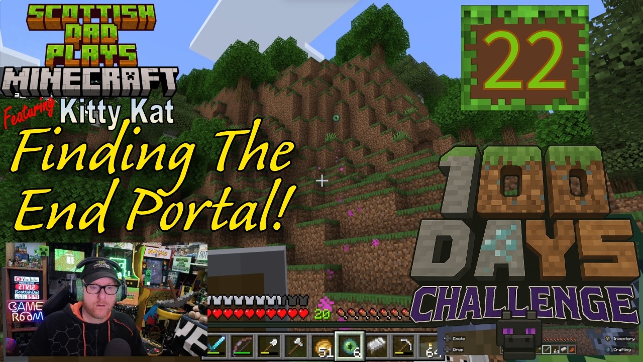 Scottish Dad Plays Minecraft - 100 Days Challenge Video 22 #minecraft #100dayschallenge #eyesofender