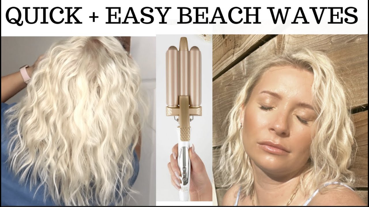THE PERFECT BEACH WAVE | BEAUTY WORKS WAVER TUTORIAL | BEST THING FOR THIN AND FINE HAIR | AD