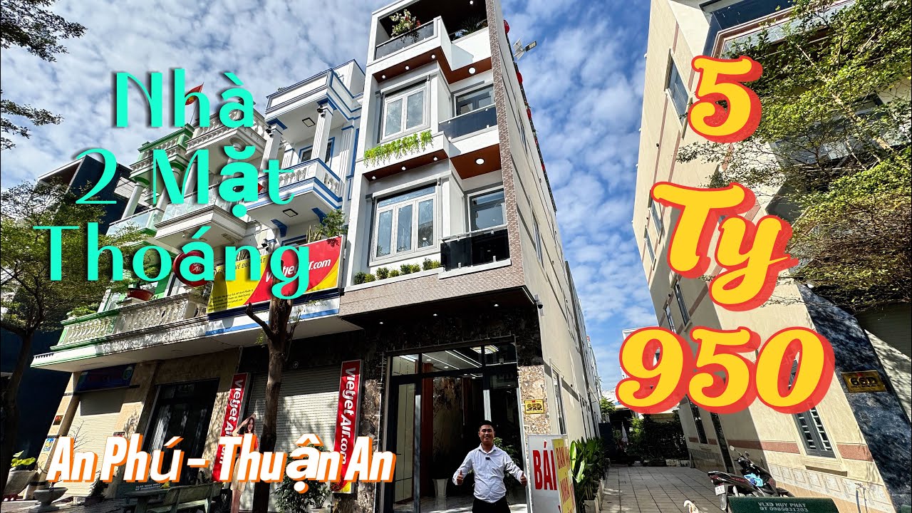 BÁN GẤP - NHÀ PHỐ 2 MẶT TIỀN 5,960 TỶ - P An Phú. TPHCM 