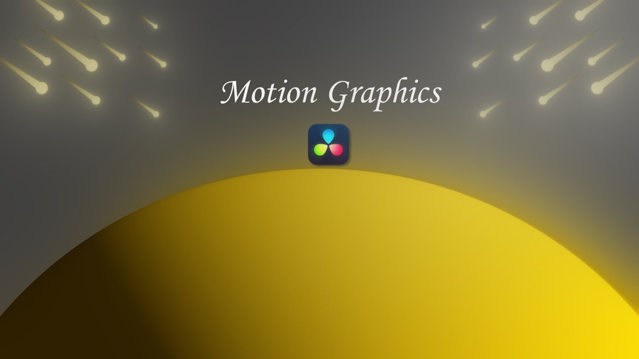 Cinematic Motion Graphic in Davinci Resolve