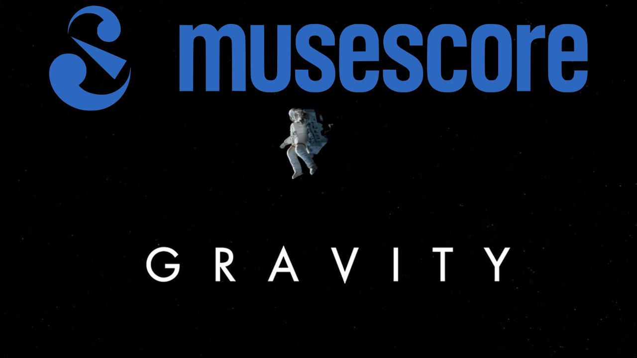 Gravity (2013) Main Theme-Musescore Cover Piano/Violin duet!