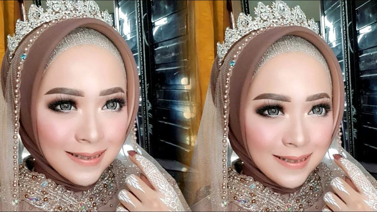 INSPIRASI HIJAB RESEPSI WARNA COKLAT