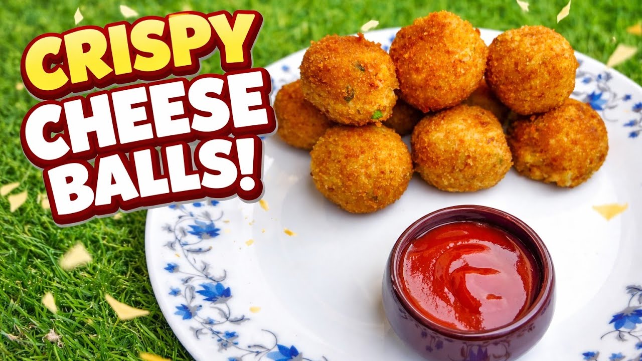 Cheese Stuffed Balls😋//Golden Cheese Potato Bolls😍🤤