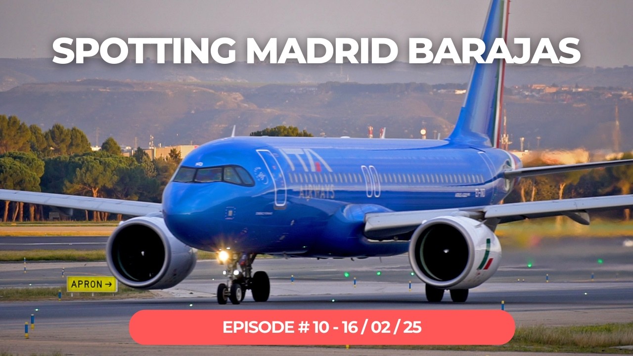 Incredible Plane Landings in Madrid Barajas
