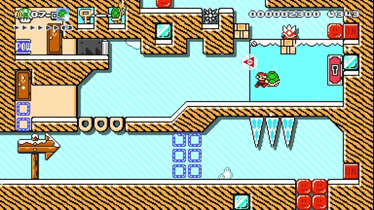 Super Mario Maker 2 | [One Screen Puzzle] | 26W-3CT-7VF | Part 2