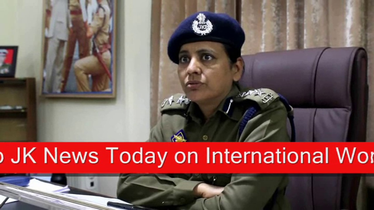 Nisha Nathyal, SSP  Traffic Jammu talking to JKNT on Women's Day