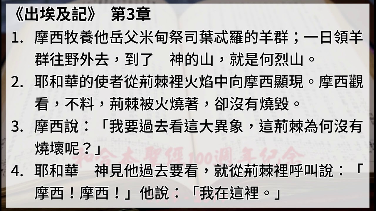 #02 【出埃及記】【有聲聖經字幕版】中文和合本聖經100週年紀念