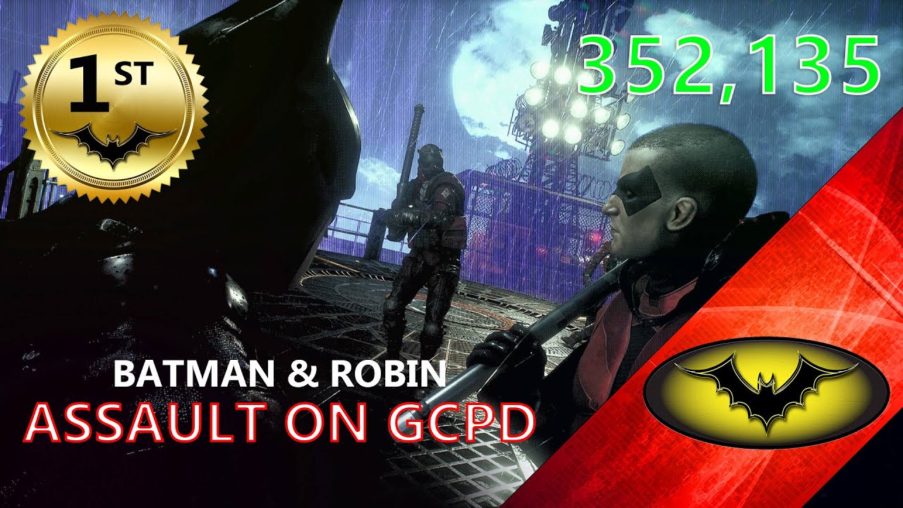 BATMAN ARKHAM KNIGHT Assault On GCPD  Batman And Robin
