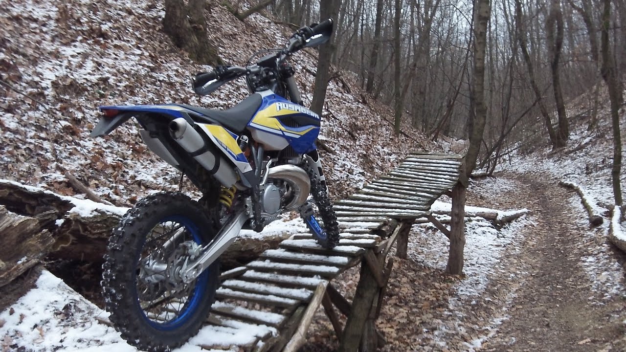 Husaberg TE 300 - winter riding