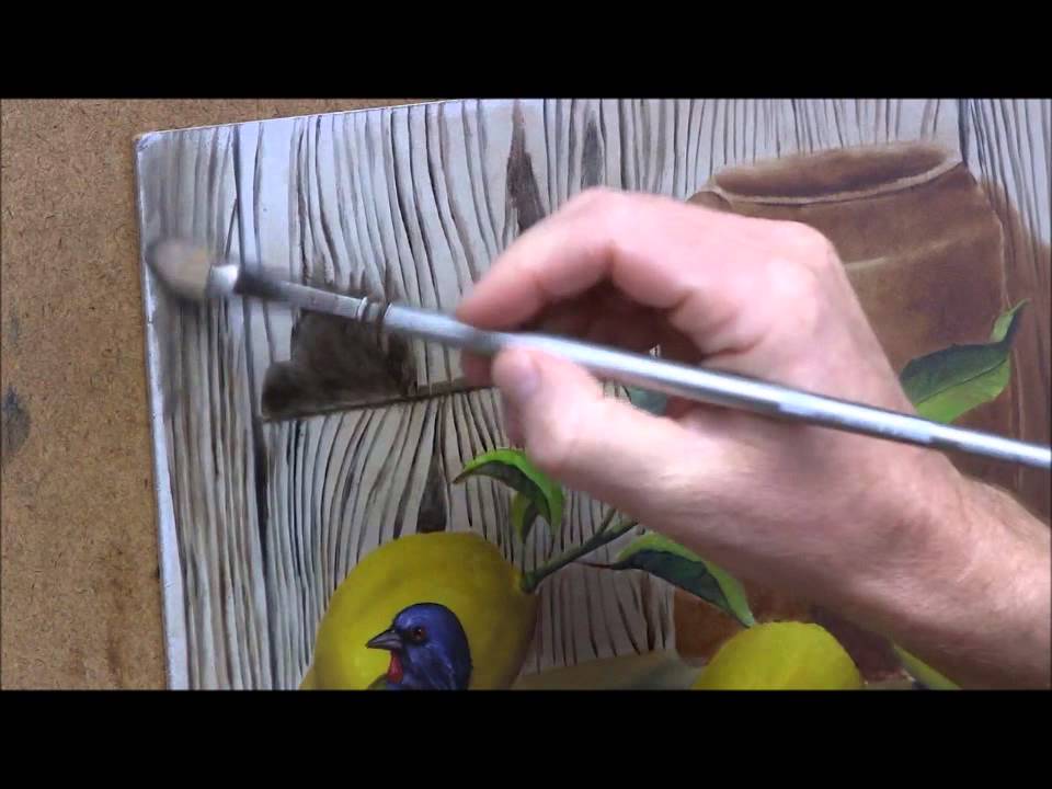How to paint wood grain