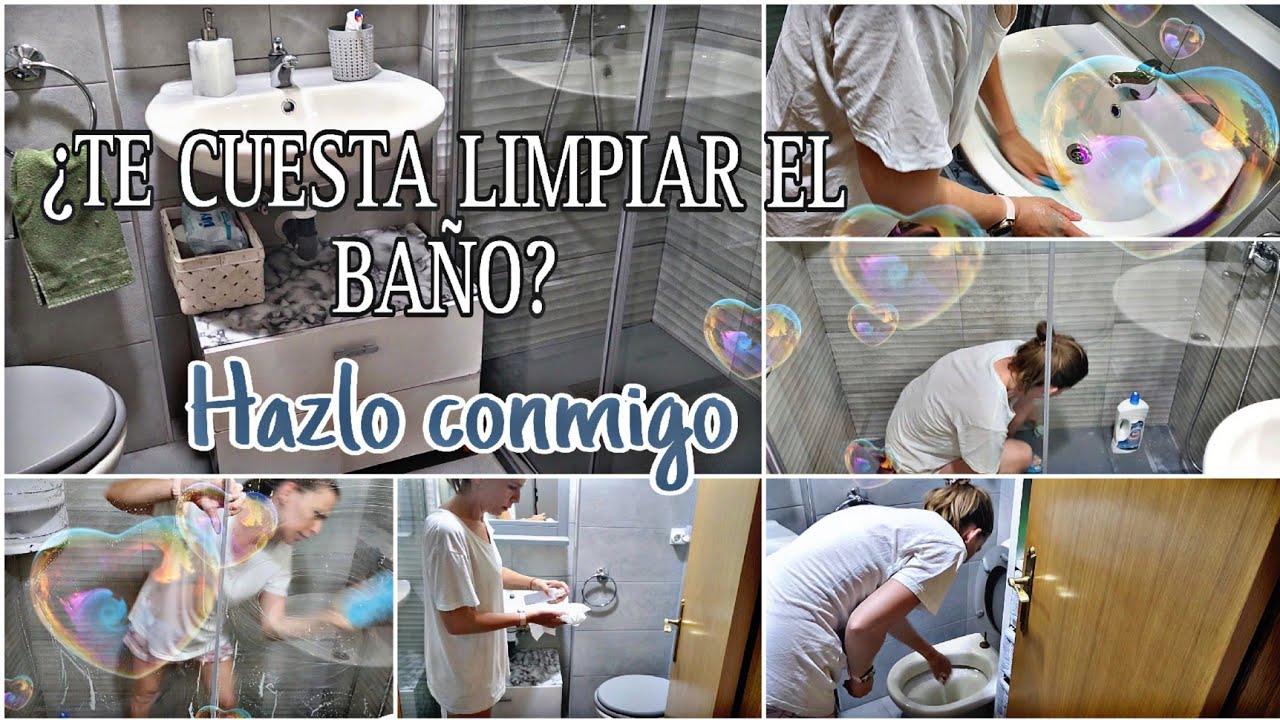Limpieza profunda del baño | Mampara, WC, ducha y lavabo paso a paso