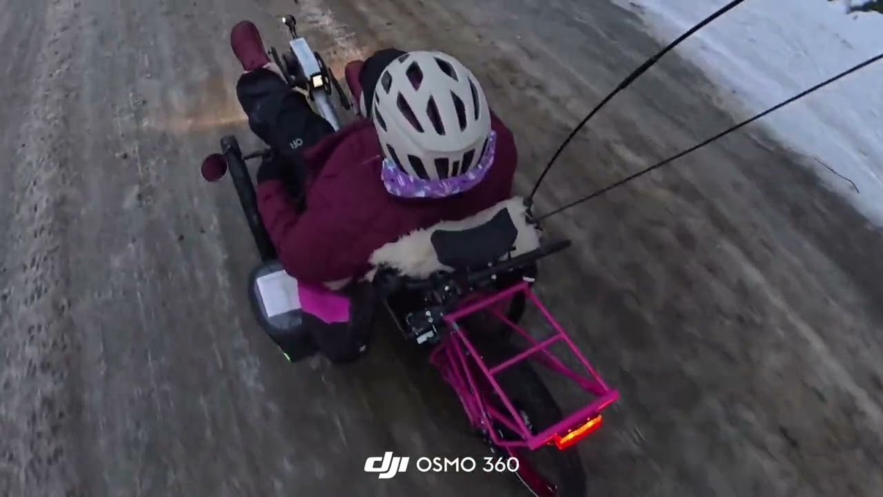 Ice Trike’er : Lolli’s new rear wheel first ride // Rohloff// SteinTrikes WildOne // Oli //