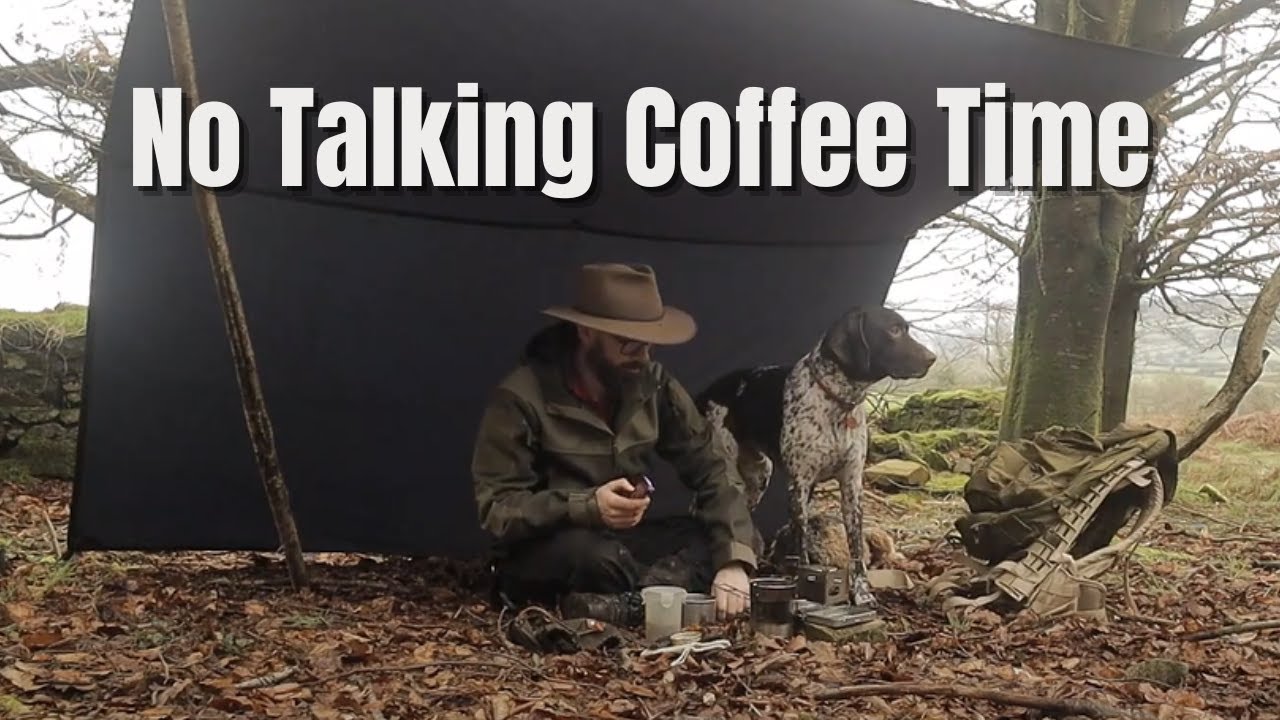 ASMR - Coffee In The Woods - No Talking - Canvas Tarp - Firebox Nano