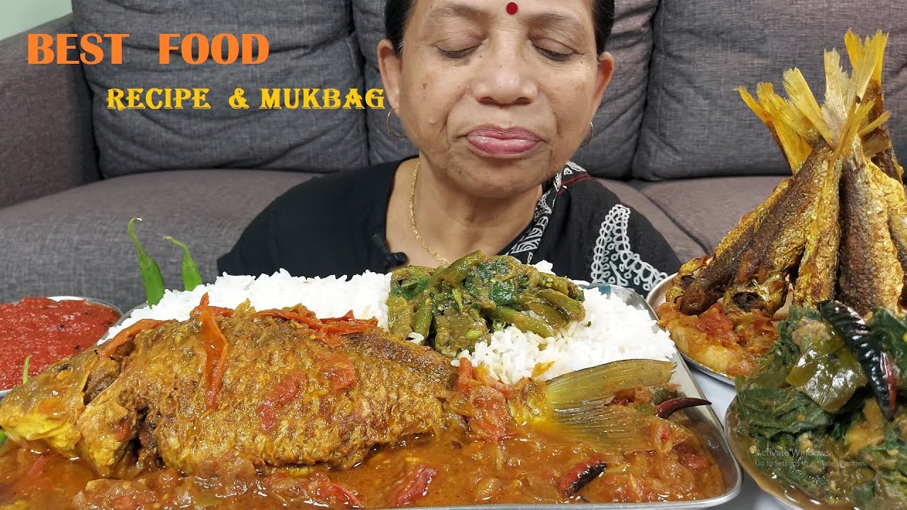 SIMPLE FISH RECIPE WITH MUKBANG FOOD EATING SHOW