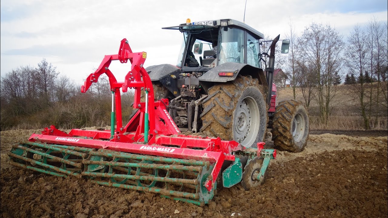 Mokra Wiosna 2k18 Talerzowanie na Górach [Massey-Ferguson Power Extreme] ㋡ By Kujawska Wieś ㋡