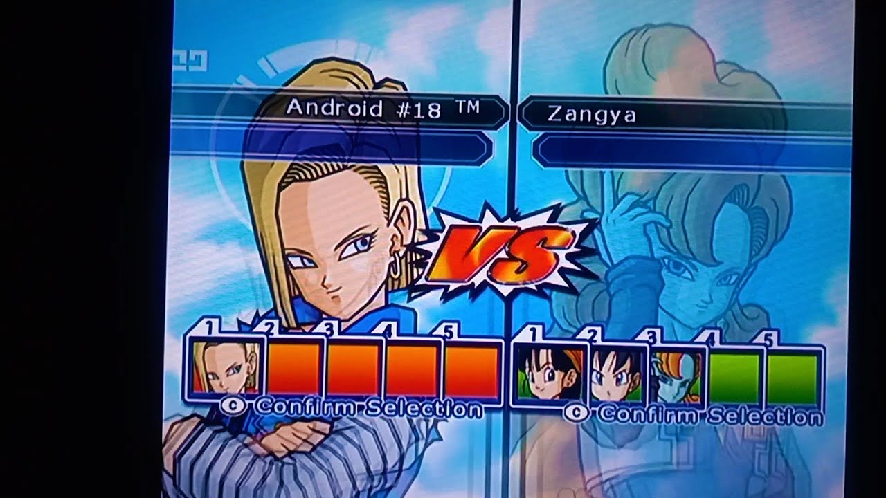 DBZ Budokai Tenkaichi 2- Andriod 18 vs Pan, Videl and Zangya