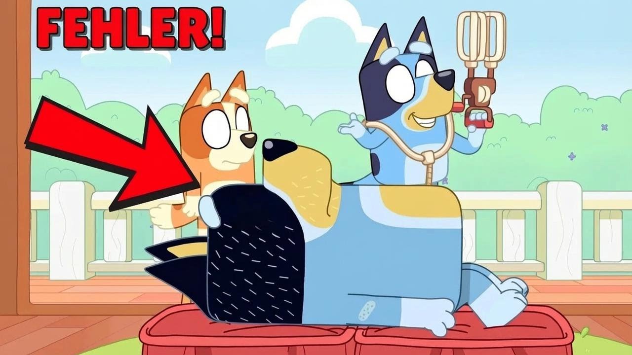 Seltsame Animationsfehler bei Bluey – hast du die schon bemerkt?